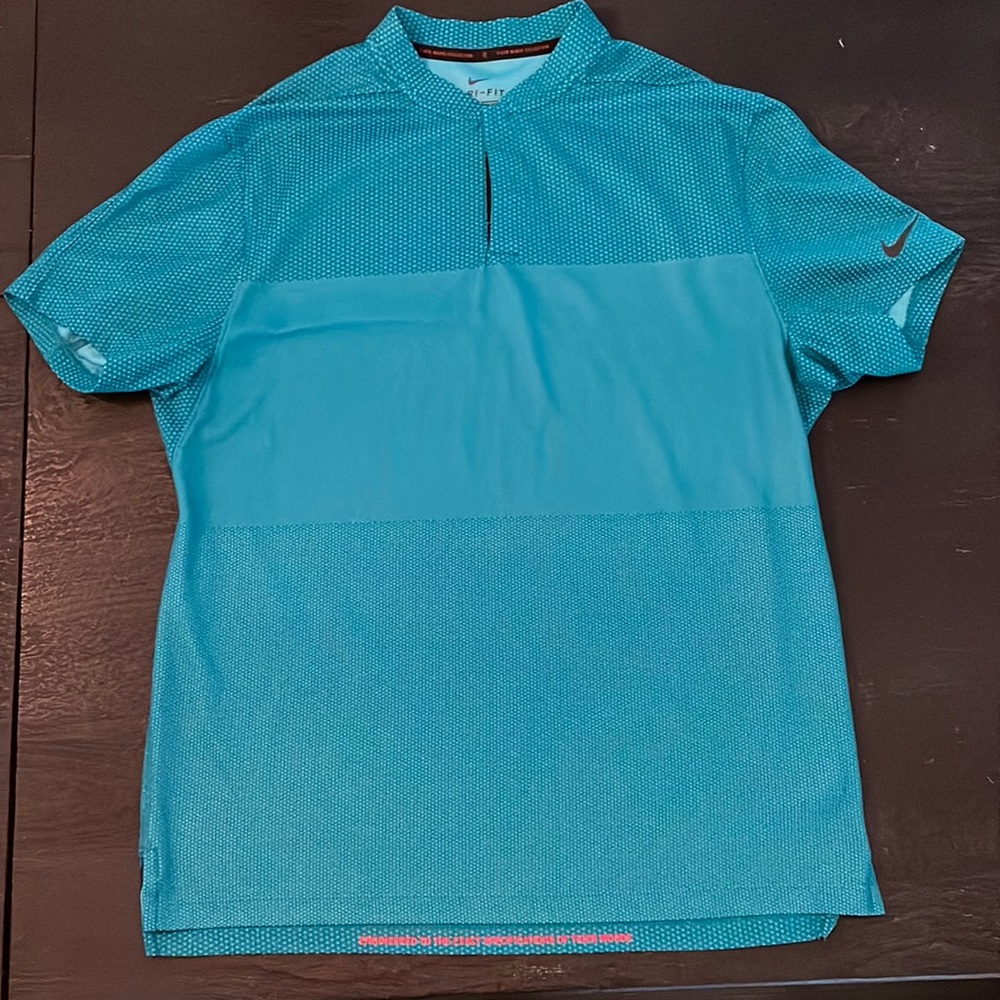 Tiger Wood Teal Golf Shirt- worn handful of times